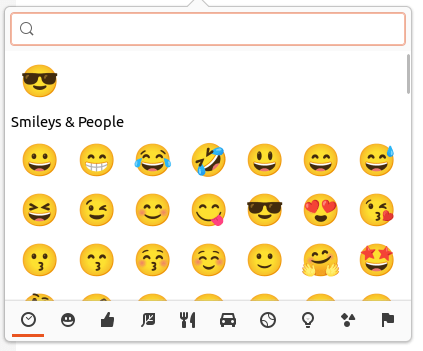 Ubuntu text editor emoji